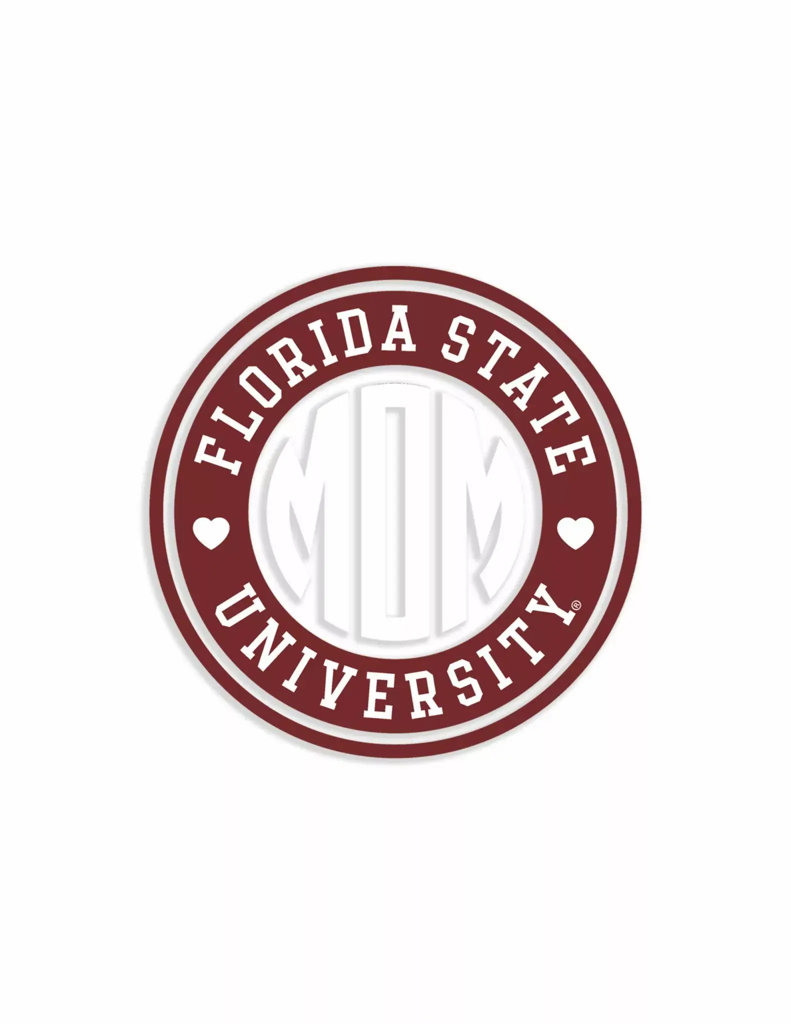FSU Mom Circle Of Love Decal