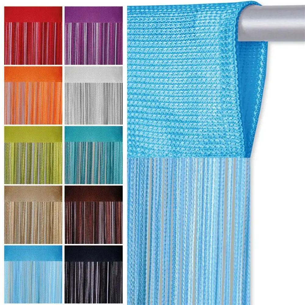 100x200CM Tassel Curtain for Living Room Door or Window