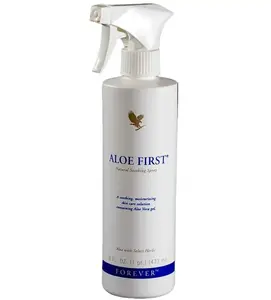 Forever Aloe First is a perfect supplement  for multi-purpose aloe spray that soothes, hydrates and protects your skin instantly. Perfect for burns, irritation, hair care, and daily refresh.