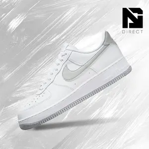 Nike Air Force 1 Low '07 White Light Smoke Grey – Men's Lifestyle Sneakers – Shoes For Man -Vintage-Spring & Summer-Inspired Running Shoes, Shock-Absorbing Comfort, Gym To Streetwear Casual Wear-back to school– FJ4146 100