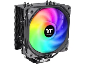 Thermaltake UX200 SE, 5V Motherboard ARGB Sync 16.8 Million Colors 15 Addressable LED, AMD/Intel (LGA 1700) Universal Socket, Copper Base U-Shape Heatpipes, 170W CPU Cooler CL-P105-AL12SW-A