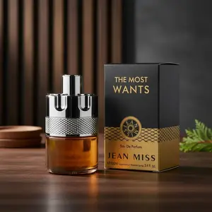 100ML Men's Perfume, Long Lasting Fragrance for Men, Spicy Woody Fragrance, Floral Woody Fragrance, Amber Vanilla Scent, Unique Wooden Fragrant Tone Perfume, Ideal Gift Choice for Dating, Daily, Travel, Business, Signature Scent