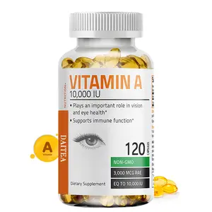Daitea Vitamin A Health Supplement - Supports Eye Health 120 Capsules