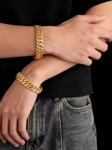 Handmade Geometric Bracelet, Copper Plated, Twisted Bracelet, Chain Bracelets, Casual Style, Perfect for Weddings, Parties, Gifts, Unisex, Elegant Packaging