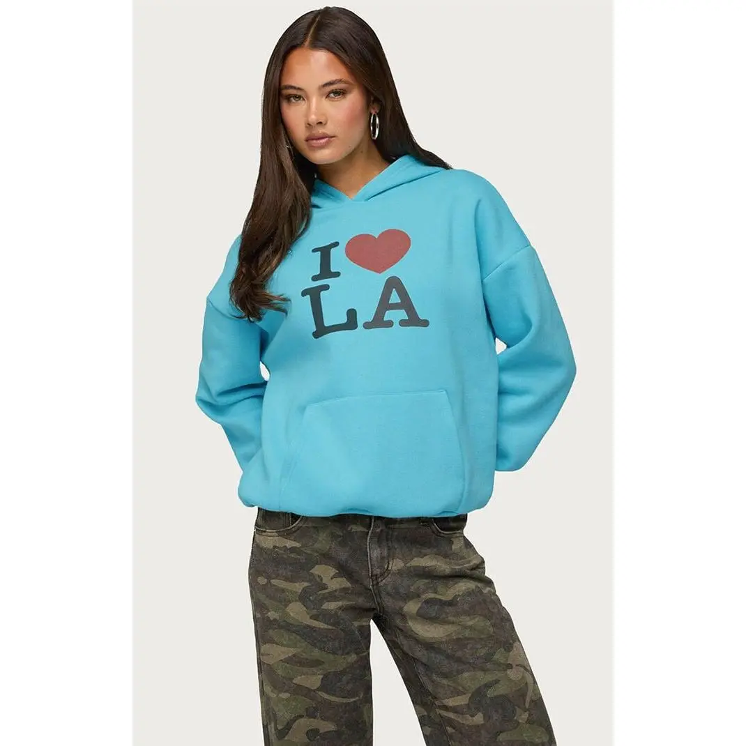 Edikted Women's I Heart LA Hoodie