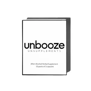 Unbooze After-Alcohol Herbal Supplement - Doctor Formulated with Milk Thistle & DHM - Hangover Prevention - 10 Pack Box - Essential Aminos & Vitamins - Post-Party Refreshment