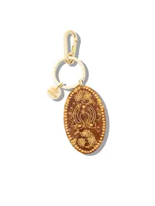 Hand-Painted Lucky Penny Bag Charm + Keychain | Eco-Friendly