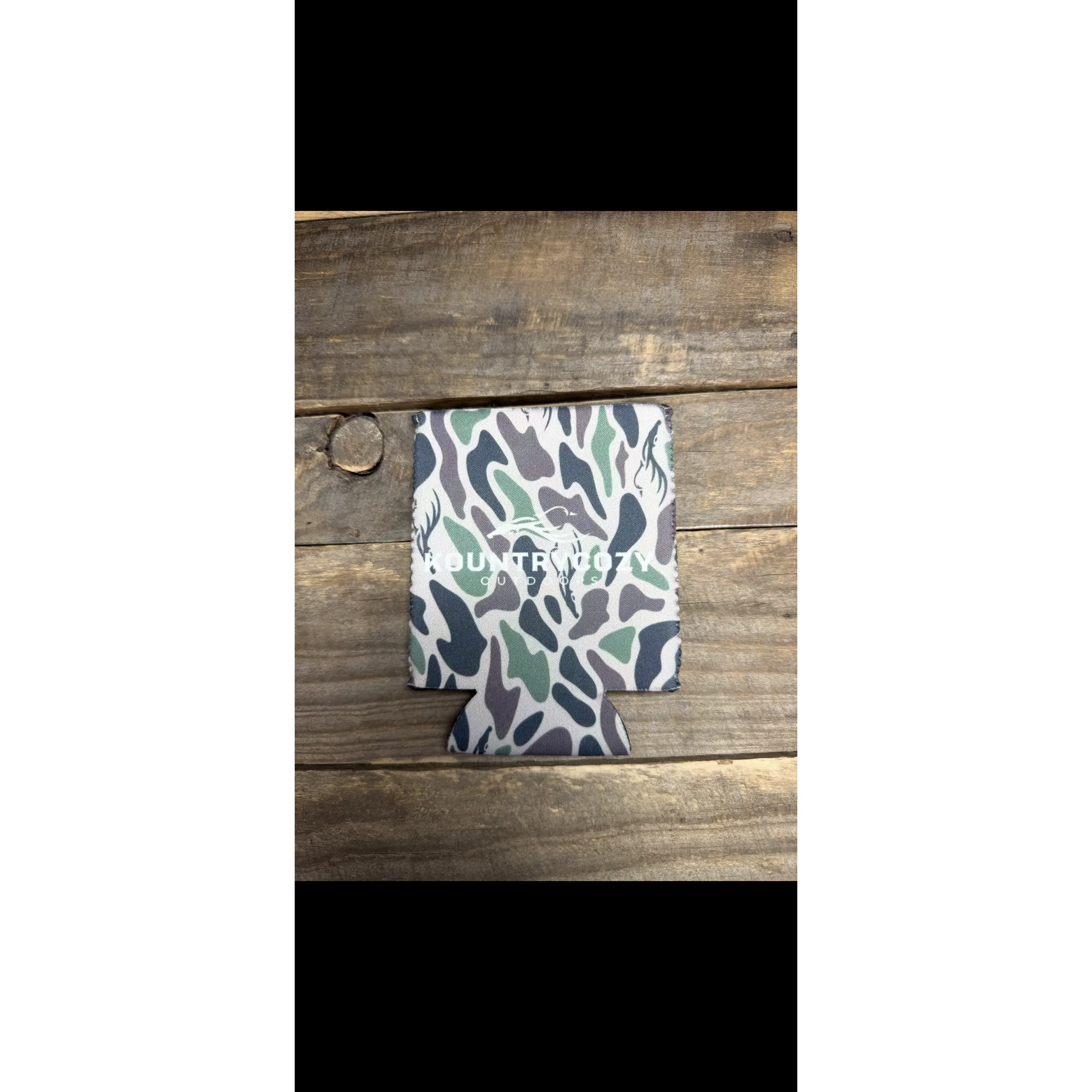 Coastal Timber Camo Short Koozie