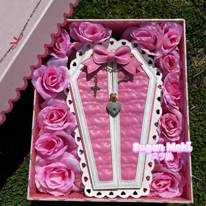 Pink & White Coffin Ita Bag