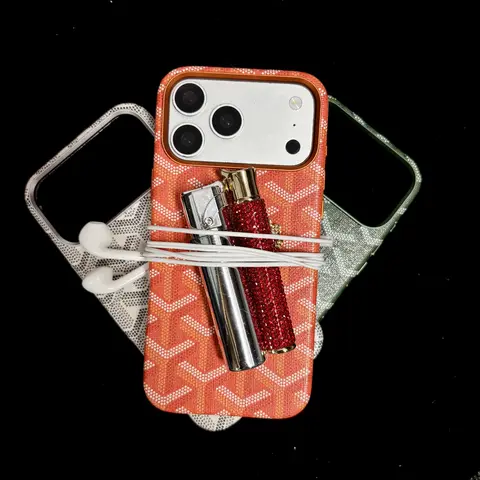 Leather Magnetic Protective Case for iPhone 18 Pro Max 17pro- Chic Patterned, Ultra-Thin Durable, Shockproof with Magsafe Fit, Metal Finish, (Phone Accessories, Cellphone Casing Accessories)