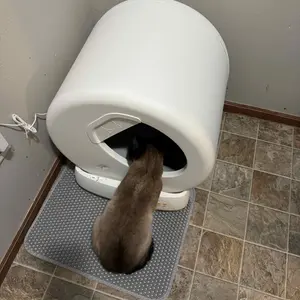 Product Review of Meowant SC01 Smart Litter Box – Self-Cleaning, Odor-Free, Pee Guard, Auto Safety Stop, App-Controlled with Mat & Liner from B**t