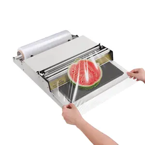 CNCEST Hand Wrapping Machine for Food Packaging - Width Film Wrapper Ideal for Shops - No Additional Features