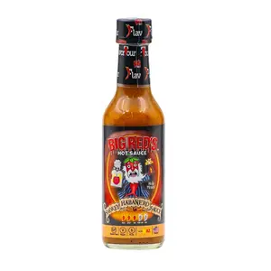 Big Red's Smokey Habanero Sauce - Bold Heat & Rich Smoky Flavor - Vegan Gluten-Free - 5 fl oz Bottle - Versatile Dip Perfume