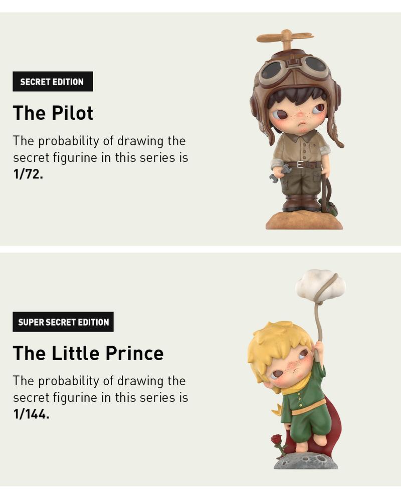 POP MART Hirono×Le Petit Prince Series Figures, Blind Box