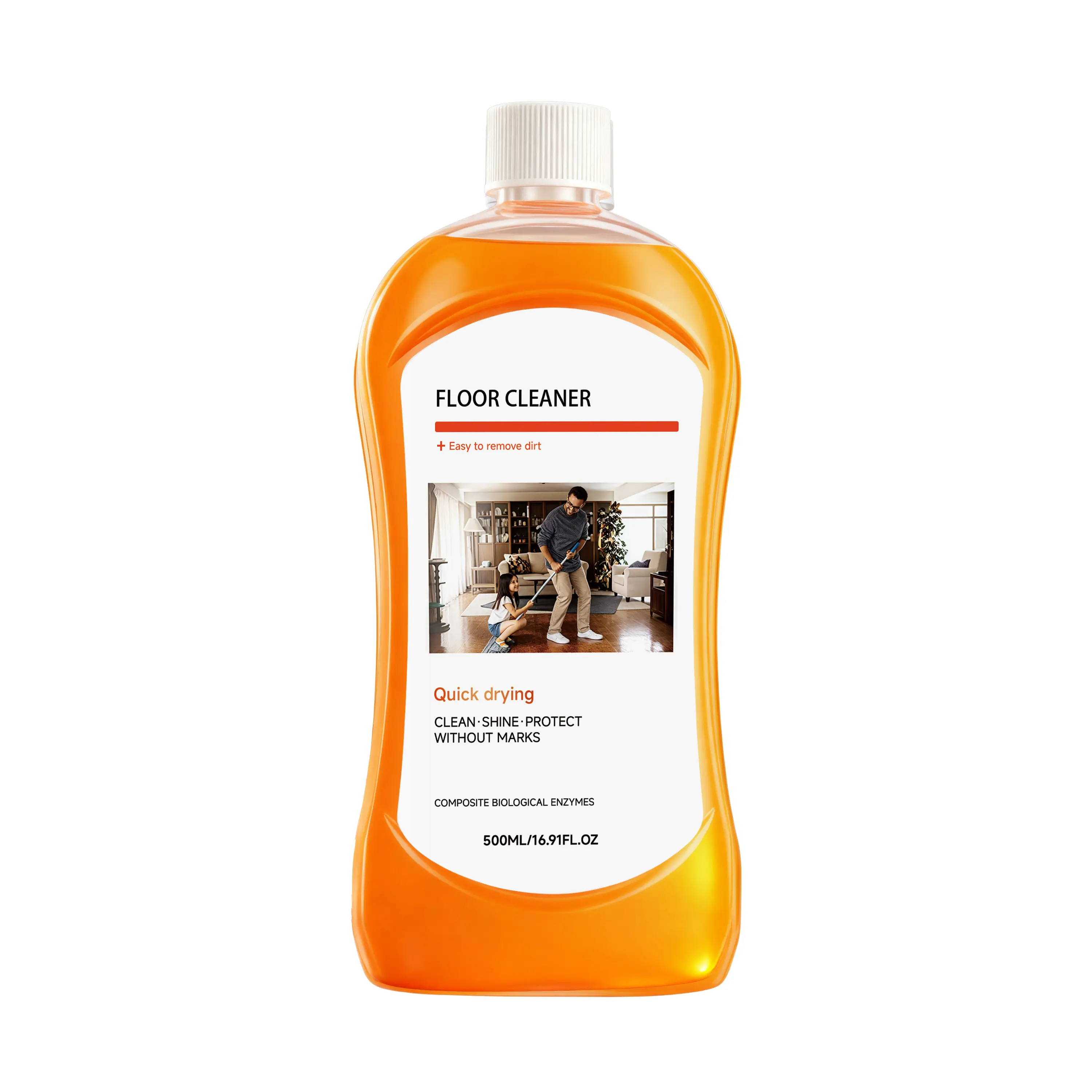 Multi-Purpose Floor Cleaner - Fast-Acting Floor Polish & Stain Remover for Tile, Wood, & Ceramic - Gentle Deep Cleaning with Natural Shine & Fresh Scent