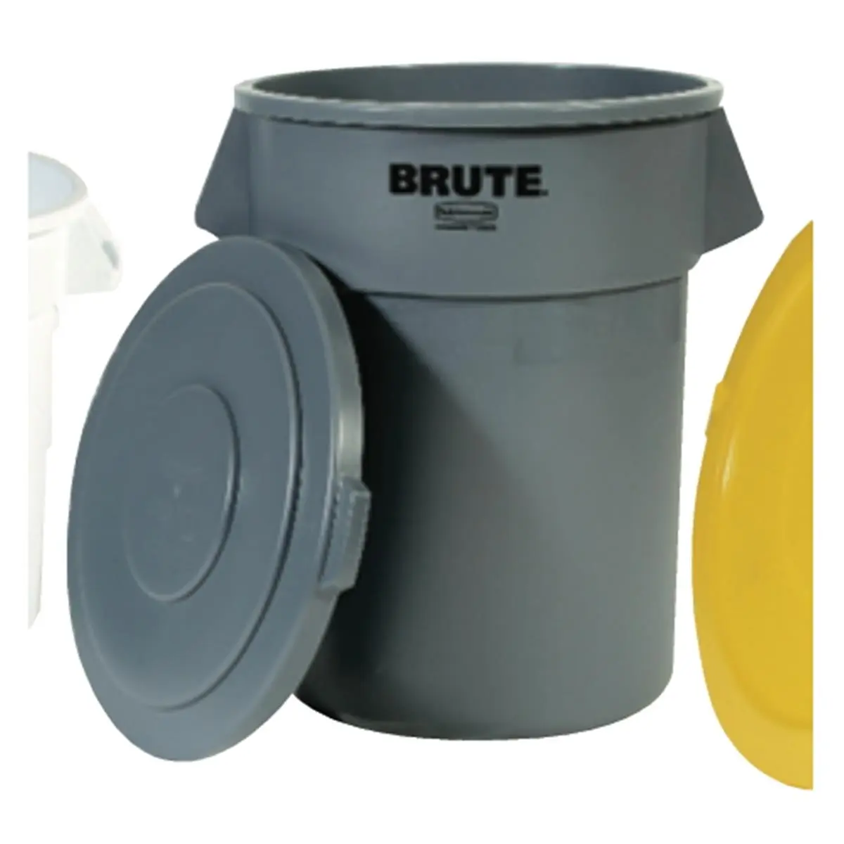 Rubbermaid Commercial Products  20 Gallon Brute Round container- White