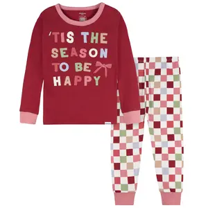 2Pc Gerber Baby Girls Snug Fitting Pajama Set