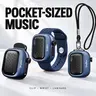 Yousonnra New2 3-in-1 Wearable Bluetooth Speaker, Compact 5W Driver 45Hz Audios Device with Wristband, Clip-On, Lanyard, IP69K Waterproof, for Hiking, Camping, Birthday Ideas, Christmas Gift