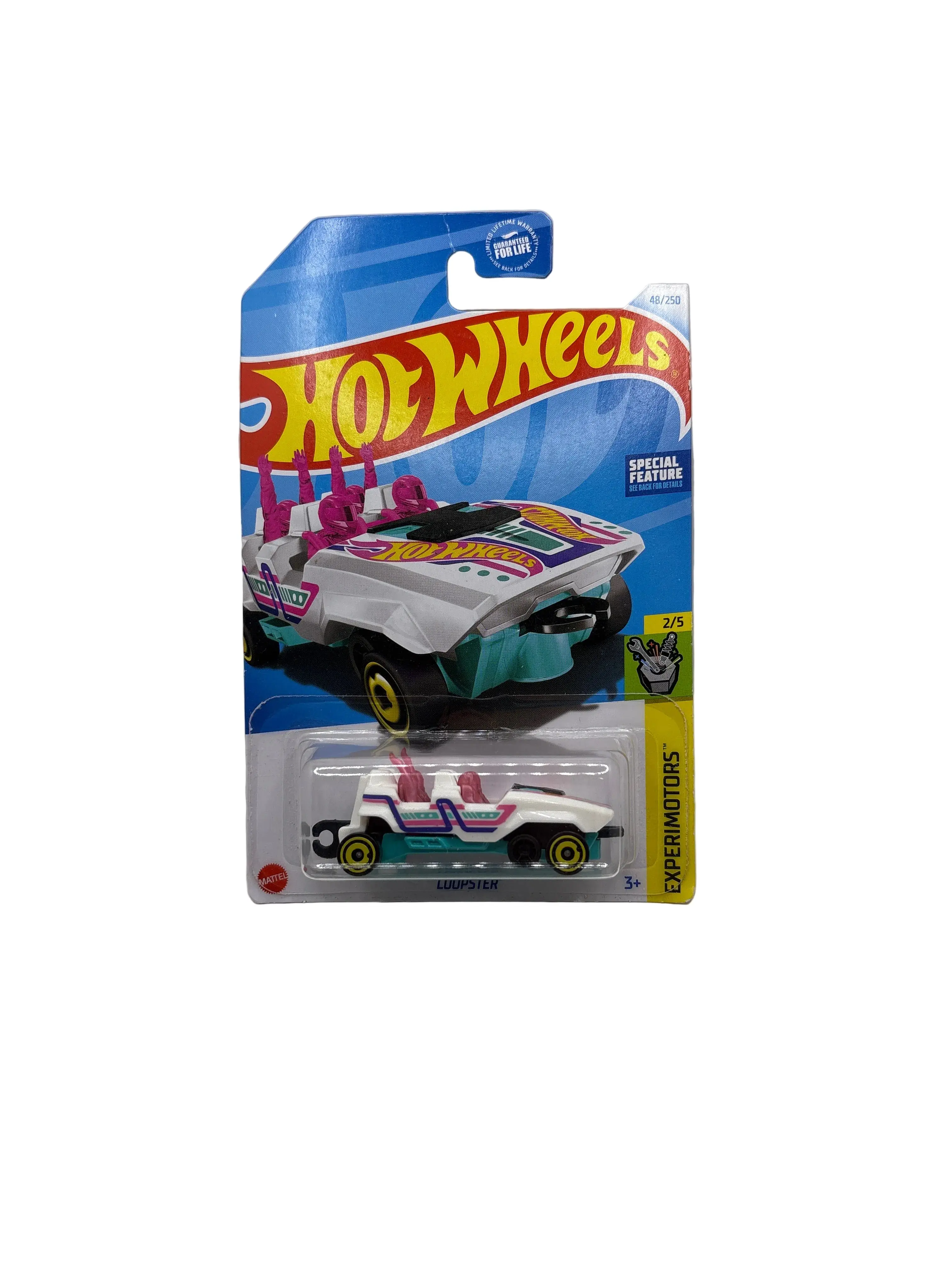 Hot Wheels Loopster Diecast white