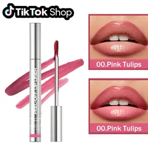 Long-Lasting Waterproof Lip Liner Pencil 00 Pink Tulips Smooth Matte Lip Definer Smudge-Proof Highly Pigmented Soft Glide Lip Contour with Plumping Effect for Natural Everyday Look