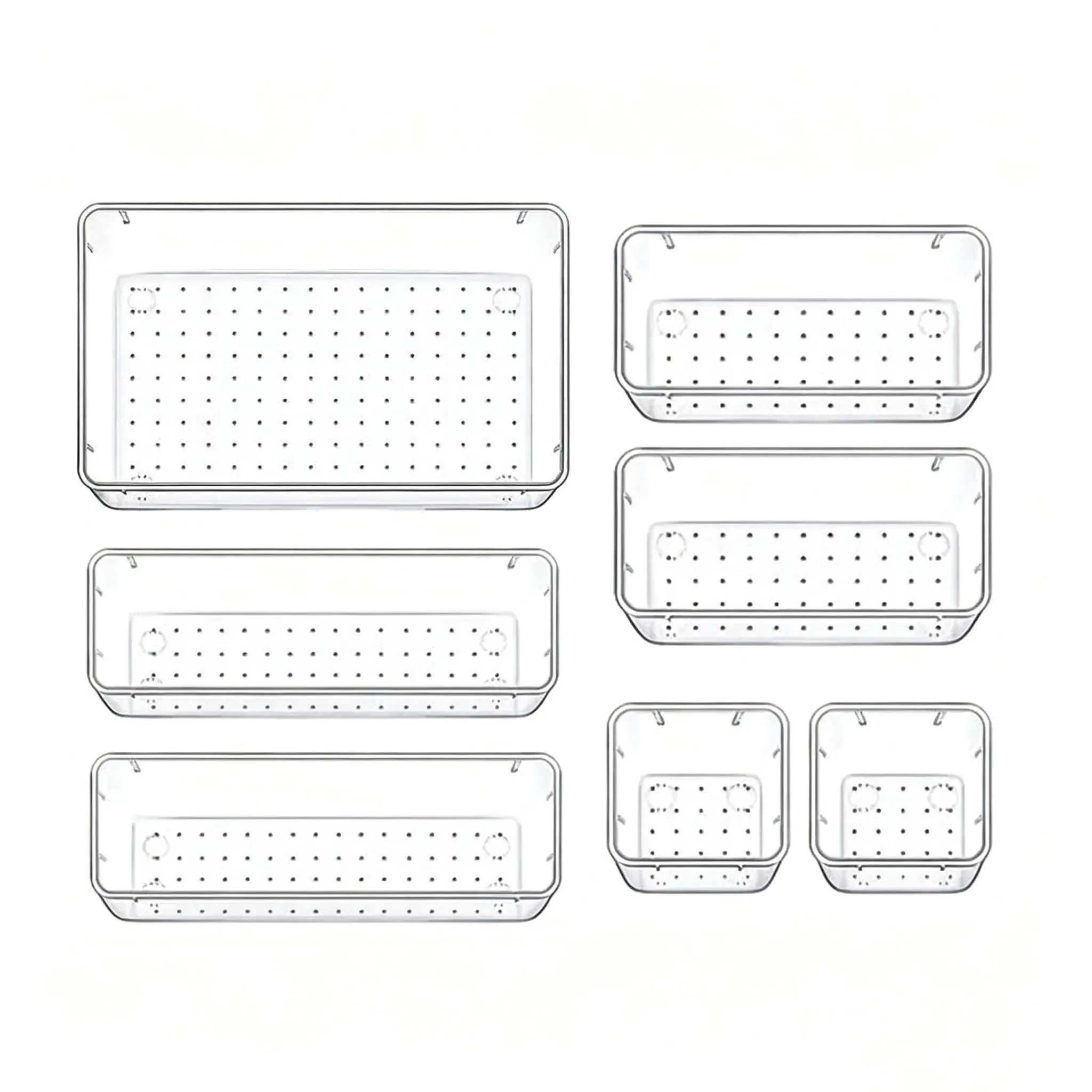 7-piece set, transparent color