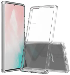 Case for Galaxy Note 20, Clear [Aquaflex] Transparent Flexible TPU [Shock Absorbing] Cover for Samsung Galaxy Note 20
