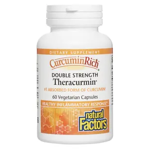 Natural Factors CurcuminRich Double Strength Theracurmin - 60 Capsules