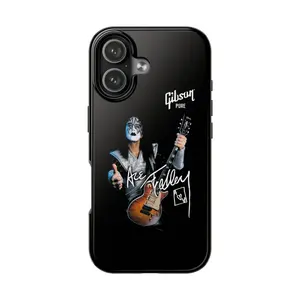 Ace Frehley Phone Case, Memorial of Kiss Rock Legend Cover for iPhone 17 16 15 14 13 12 11 Xs Pro Max & Samsung Galaxy S25-S21, Music Gift For Fans