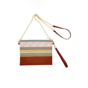 Aztec Crossbody & Wristlet Bag