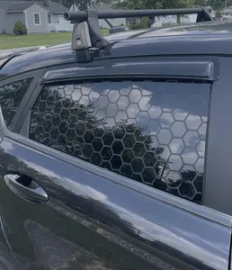 Hexagon Unfilled Window Car Decal | Durable Vinyl Sticker for Cars, Windows & Vehicles