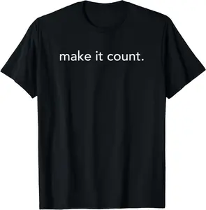 Minimalistic make it count. Minimal T-Shirt