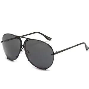 Unisex Oversized Classic Aviator Sunglasses with UV400 Protection Lightweight Durable Polycarbonate Lenses Anti-Reflective Anti-Glare Fashion Accessory