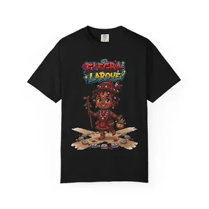 Elegba Laroye Chibi Orisha T-Shirt | Santeria Lukumi Eshu Crossroads Spiritual Tee | Comfort Colors | Unisex Garment-Dyed T-shirt