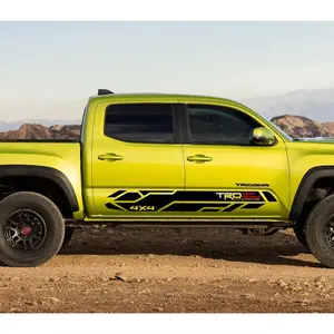TRD 4x4 off-road Door Decals vinyl decals for 2013-2023 Toyota Tacoma, ROCKER PANEL Vinyl Decal Sticker Graphics Kit