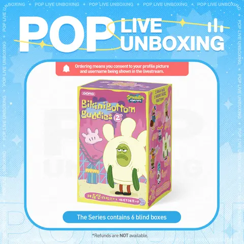 [POP NOW]Residents of Bikini Bottom-Whimsical Plush Part 2 Blind Box POP MART