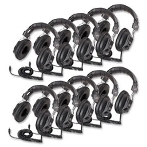 Califone International CII3068AV10L Switchable Headphones Classpk, Computer, Plastic