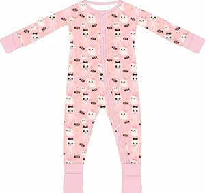 Bones & Bows Bamboo Zippy Pajamas