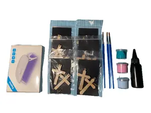 🎄 DIY Cross Earring Kit – Holiday Craft Gift Set (BONUS Silicone Mat Included!)