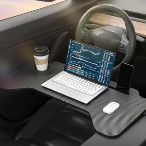 Car-mounted small table board, front row folding dining table, computer desk for working in the car, eating inside the car Car Cup Holder