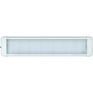 18 Inch RV LED Interior Light Fixture, Cargo Utility Trailer Lighting, 6000K Cool-White, 12V/24V DC, High Lumen Output Low Current Draw, /Off Rocker ,  Housing, 1 Pack