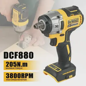 Dewalt DCF880 Brushless Impact Wrench Tool, 20V XR Hand Tools, 203N-m Torque, 1/2in Drive, Pressure-Sensitive Speed Control for Precise Work (Brushless Impacto)