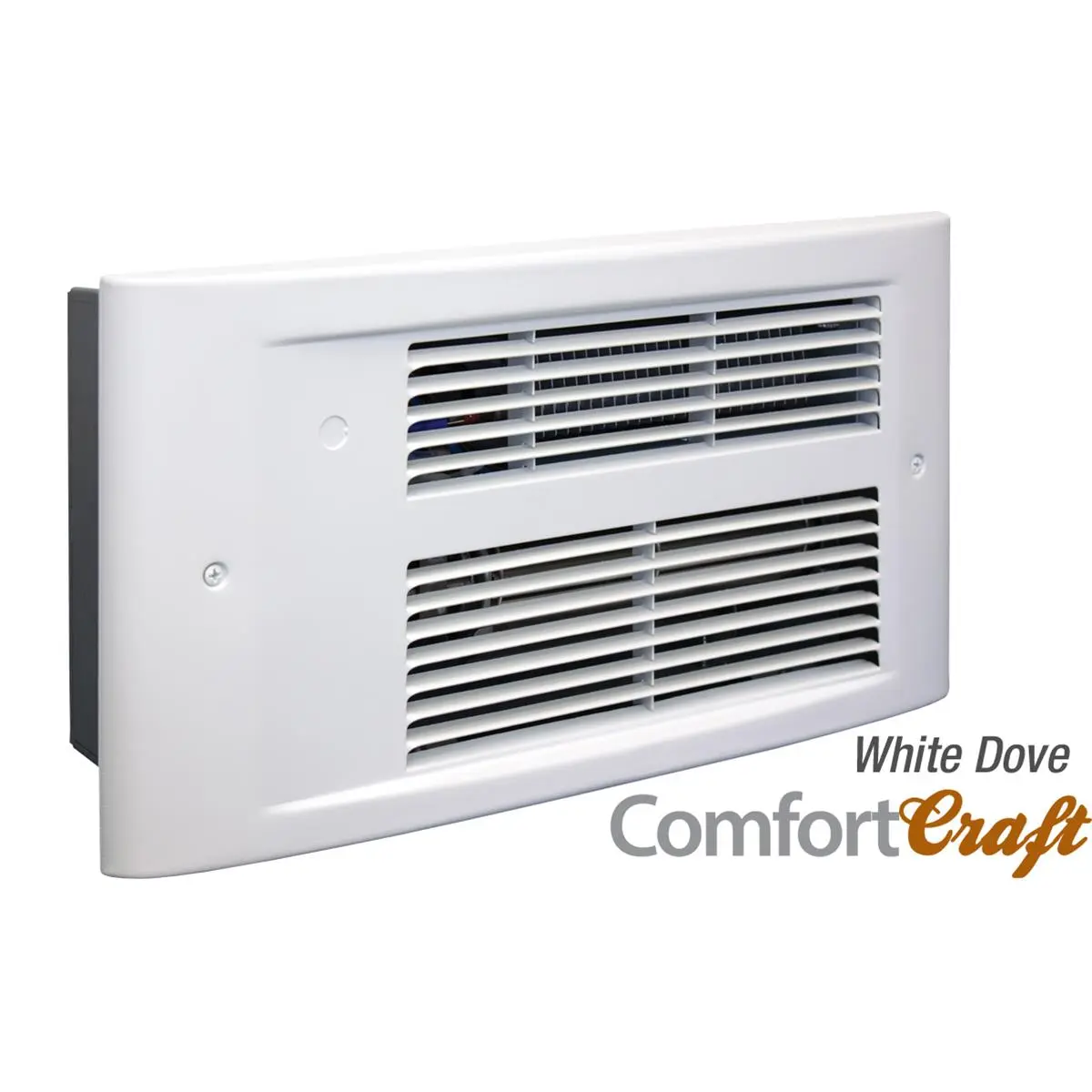 212 MAIN PX Series Wall Mount Modern ComfortCraft Wall Heater - King Electric PX2017-WD-R, 208V, 1750w power, White Dove, Steel Element, Zonal Heating for Large Rooms