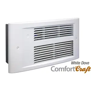 212 MAIN King Electric PX1215-WD-R Modern 120V Plug Wall-Mounted PX ComfortCraft Wall Heater, 1500W Steel Element Home Appliance, White