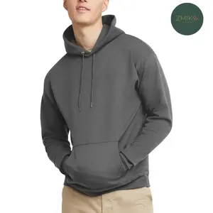 Zmiks EcoSmart Men's Fleece Hoodie: Premium Comfort Hooded Sweatshirt for Everyday Wear Menswear Sweaters