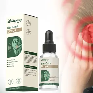 Ear Care Drops Gentle Formula, Natural Ingredients, Relieve Tinnitus by Unblocking Secretions for Daily Ear Hygiene, Easy to Use & Portable