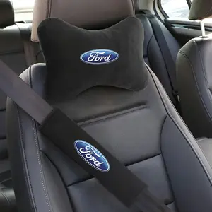 Car Seat Belt Cover Safety Belt Shoulder Protection Pad, Seat Headrest, Car Accessories, Car Interior Accessory, Auto Accessories for Ford Focus 2 Mk2 Focus 3 Mk3 Sedan Hatchback Mondeo