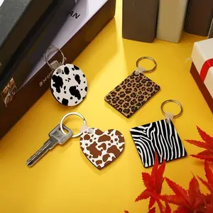 200x Double-Side Sublimation Blanks Keychains