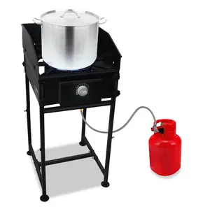 Sonret High BTU Propane Burner with Wind Panel for Camping - Single Burner Stove