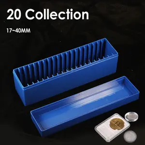 Coin Storage Box Case for 20 Slab Coin Holders for Pcgs Ngc Pccb Pmgab Coins