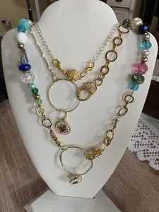 Fancy Chain Charm Necklace